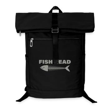 FISH HEAD - Laptop-Rucksack  - Schwarz - Vorne
