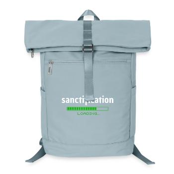 Sanctification - Heiligung - loading - christlich - Laptop Backpack - ice blue - Front