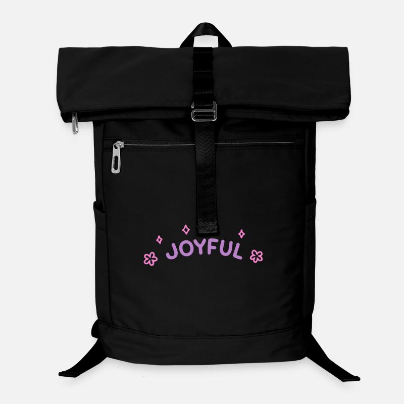 Joie pastel et fleurs Sac à dos ordinateur