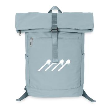 Honey Spoon Drawing - Laptop Backpack - ice blue - Front