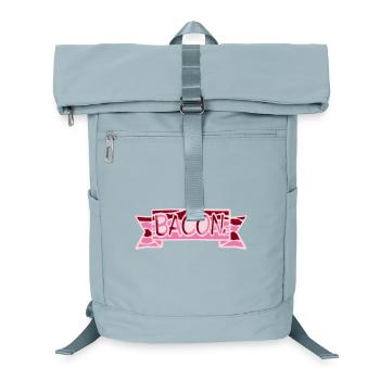 Bacon Bacon Food Funny Meat Foodie - Laptop Backpack - ice blue - Front