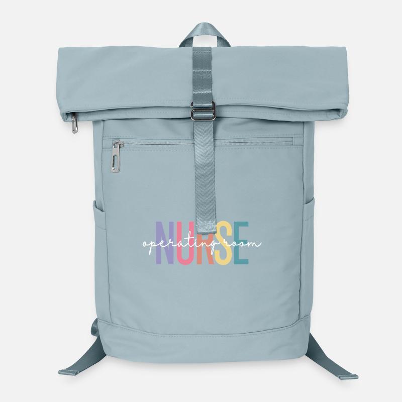 Nurse OR Gradient Letter Design Laptop Backpack