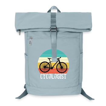 Cycologue Funny Vintage Cycliste - Sac à dos ordinateur - bleu glacier - Devant