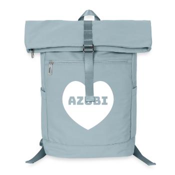 Herz Azubi weiss - Laptop-Rucksack  - Eisblau - Vorne
