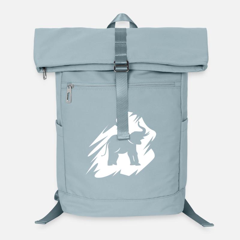 Icône de coup de pinceau éléphant Logo Icône d’éléphant Sac à dos ordinateur