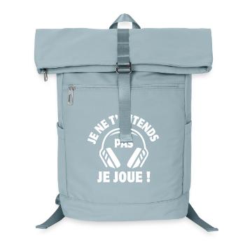 game console, geek, gamer - Laptop Backpack - ice blue - Front