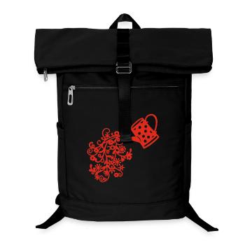 The return of spring (red) - Laptop Backpack - black - Front