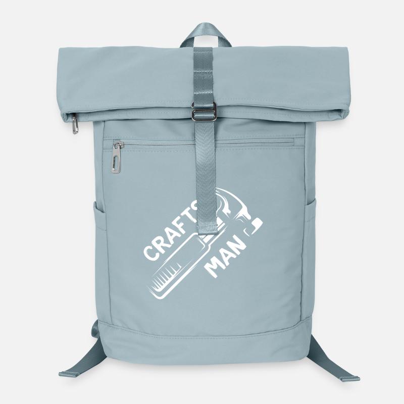 craftsman with hammer for craftsmen and do-it-yourselfers Laptop Backpack