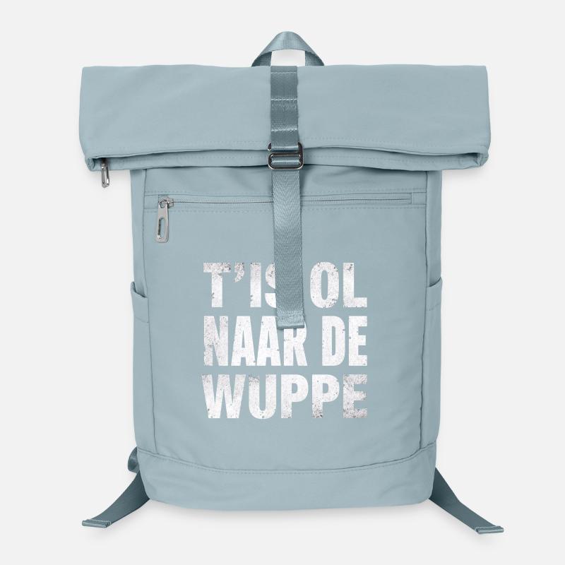 Westflämischer Dialekt Hemd. T'is ol zur Wuppe Laptop-Rucksack 