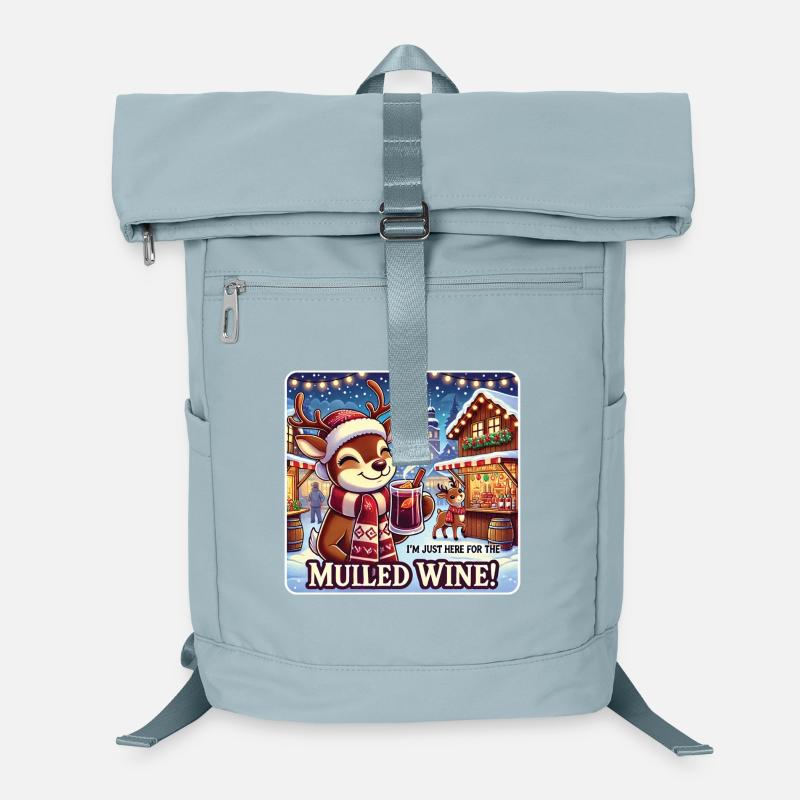 Renne au vin chaud - Plaisir de Noël Sac à dos ordinateur