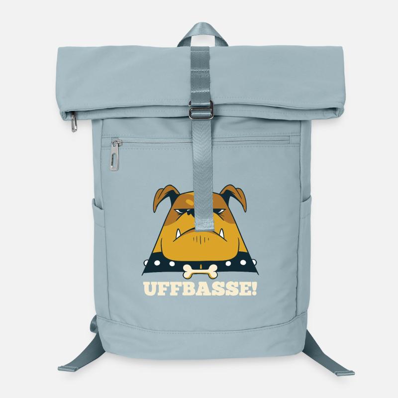 Wütender Mannheimer Hund -  Uffbasse Monnem Laptop-Rucksack 