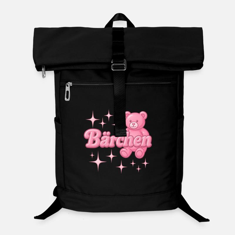 bärchen / y2k spitzname statement design Laptop-Rucksack 