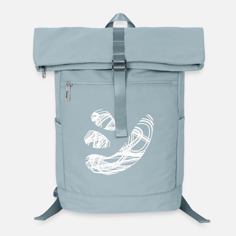 Japanischer Text 'シ' (shi) Muster Laptop-Rucksack 