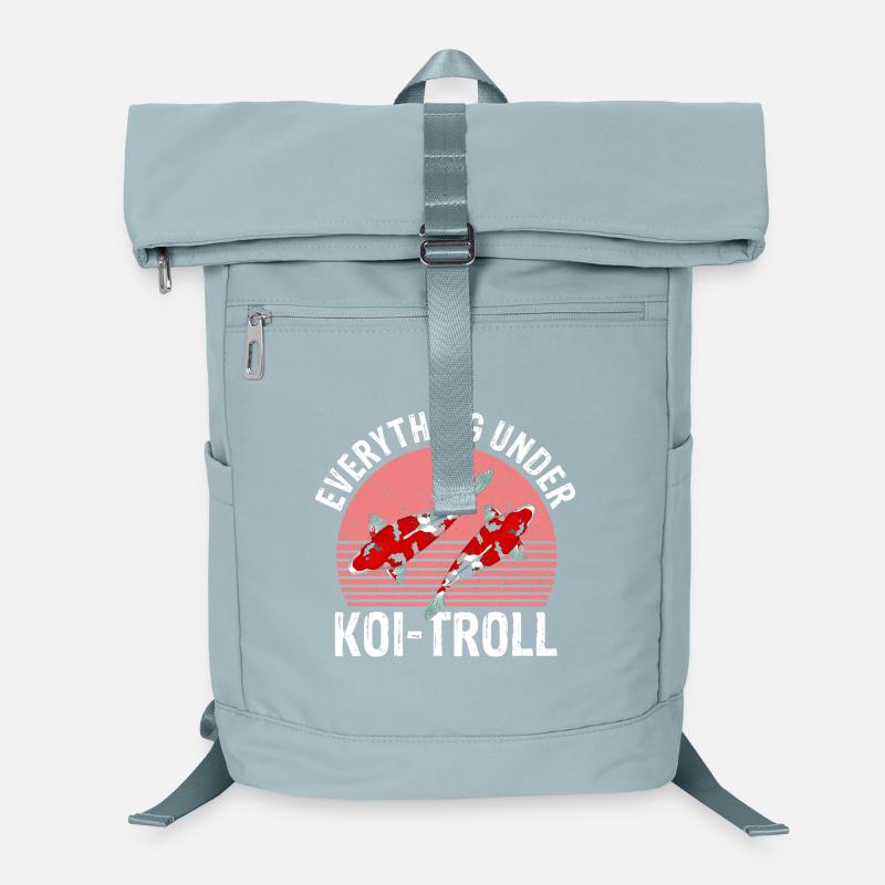 Everything Under Koi Troll Funny Calm Chaos Mood Laptop Backpack