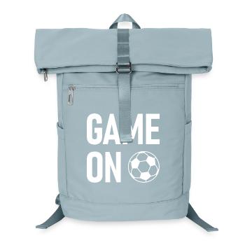 Match de football de fußball lancé - Sac à dos ordinateur - bleu glacier - Devant