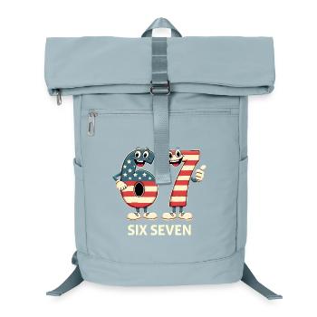 US Flag 67 Memes Six Seven - Sac à dos ordinateur - bleu glacier - Devant