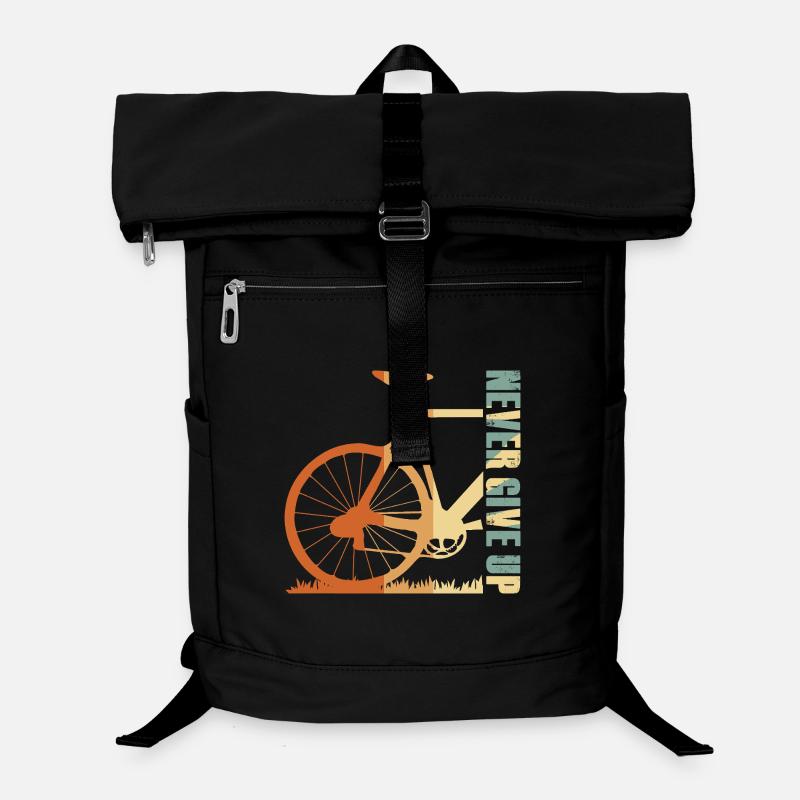 Bike Silhouette Gradient Design Laptop Backpack