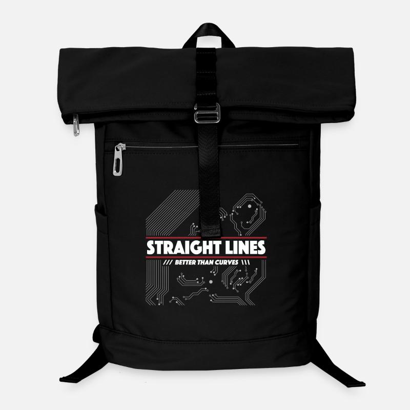 Gerade Linien statt Kurven Laptop-Rucksack 