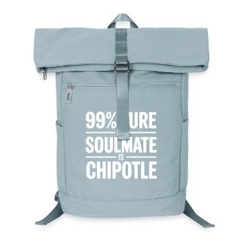 99% Sure My Soulmate is Chipotle - Laptop Backpack - ice blue - Front