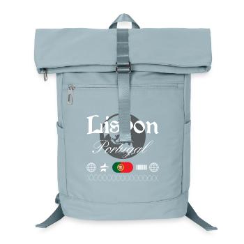Lisbon Portugal Streetwear Travel Souvenir - Laptop Backpack - ice blue - Front
