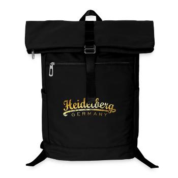Heidelberg Germany Classic (Vintage/Goldgelb) - Laptop-Rucksack  - Schwarz - Vorne