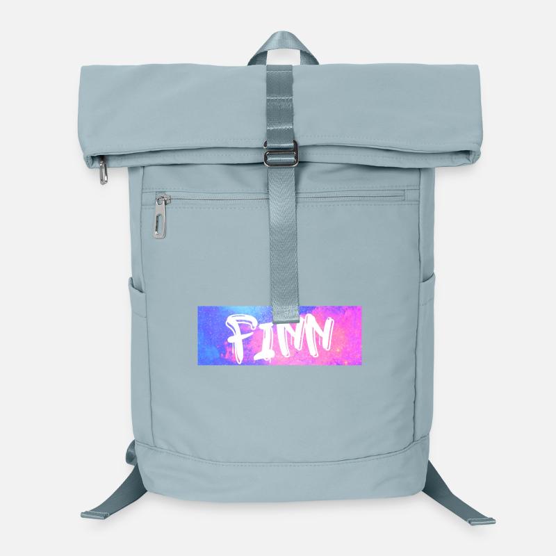 Finn: Neon-Graffiti Galaxie Laptop-Rucksack 