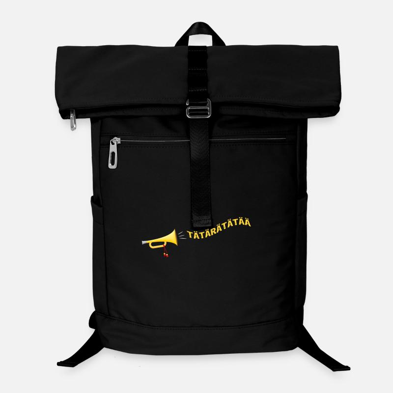 Tätärätätää mit Trompete Laptop-Rucksack 