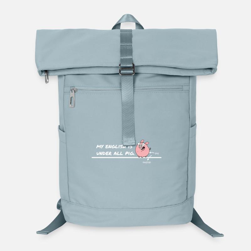 Mon anglais est sous tout cochon – Denglisch Spruch Sac à dos ordinateur