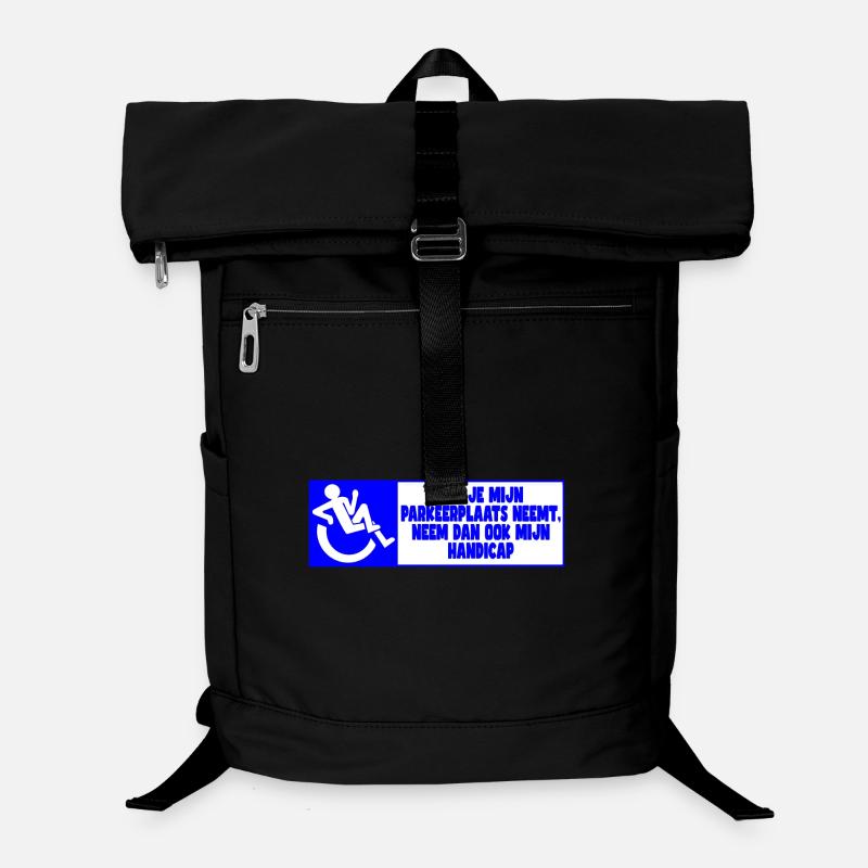 My parking space, therefore also my handicap! Laptop Backpack