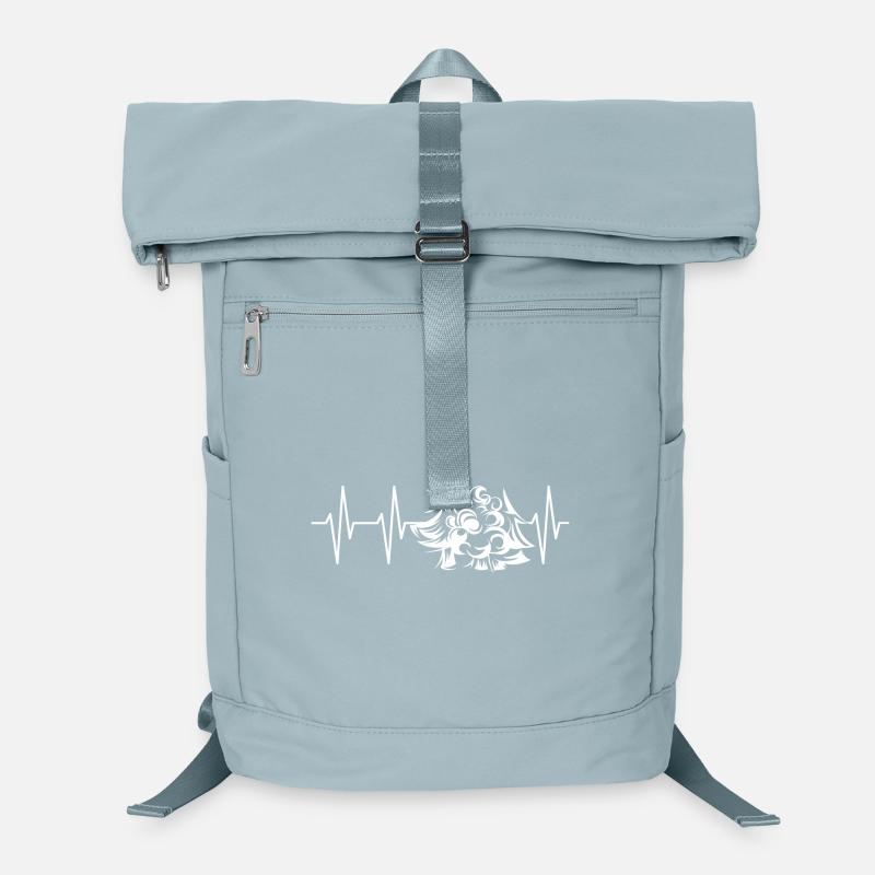 Wald Herzschlag Bäume Baum Wälder Puls Natur icon Laptop-Rucksack 