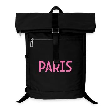 Paris France - Sac à dos ordinateur - noir - Devant