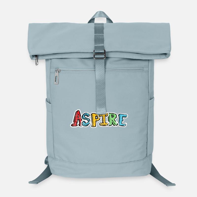 Aspire Bunte Graffiti-Schriftzeichen Laptop-Rucksack 