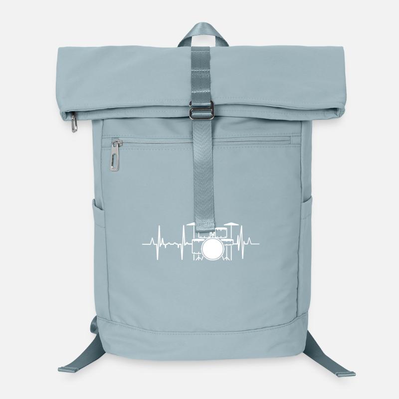 Drummer heartbeat Laptop Backpack