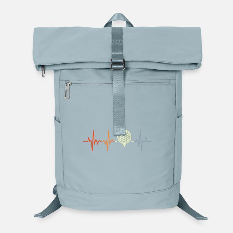 Heartbeat Golf Ball Laptop Backpack