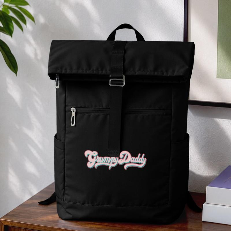 Grumpy Daddy Script rétro - Soutien-gorge de sport couleur Sac à dos ordinateur