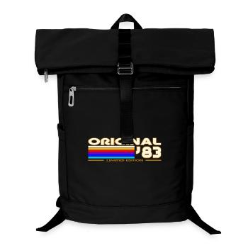 Originales 83 Rainbow Retro-Logo - Laptop-Rucksack  - Schwarz - Vorne