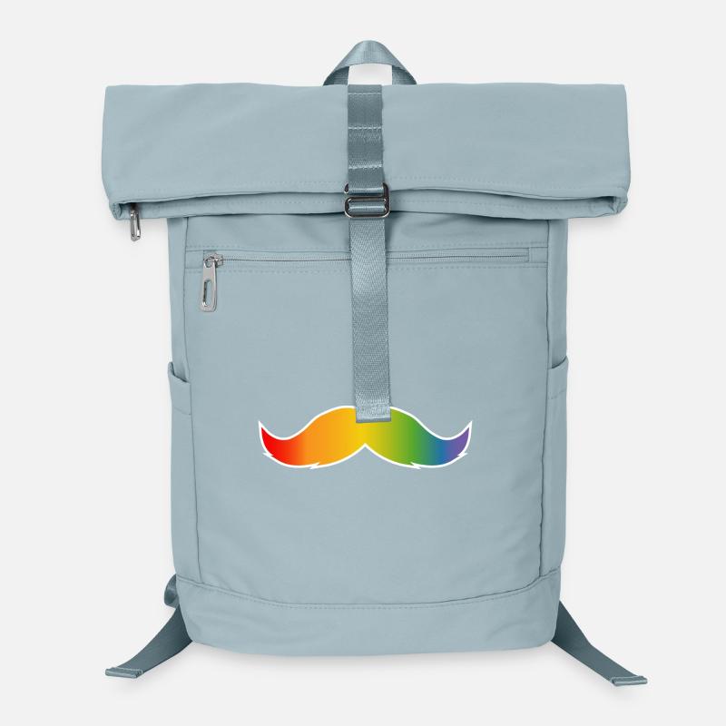LGBT Regenbogen Bart LGBT lgbtqi queer Laptop-Rucksack 