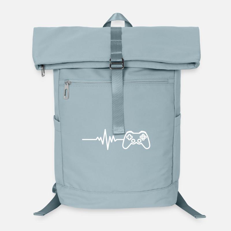 Gamer Heartbeat Video Game Controller Gifts  Laptop-Rucksack 