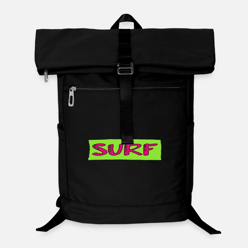 SURFING. FISH. BEACH. SEA. OCEAN. HUMOR. HOLIDAY Laptop Backpack
