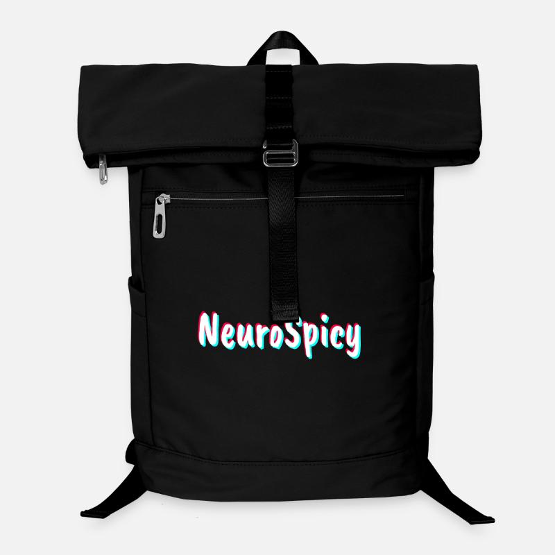 Neurospicy Neurodivergent ADHD Autism Laptop Backpack