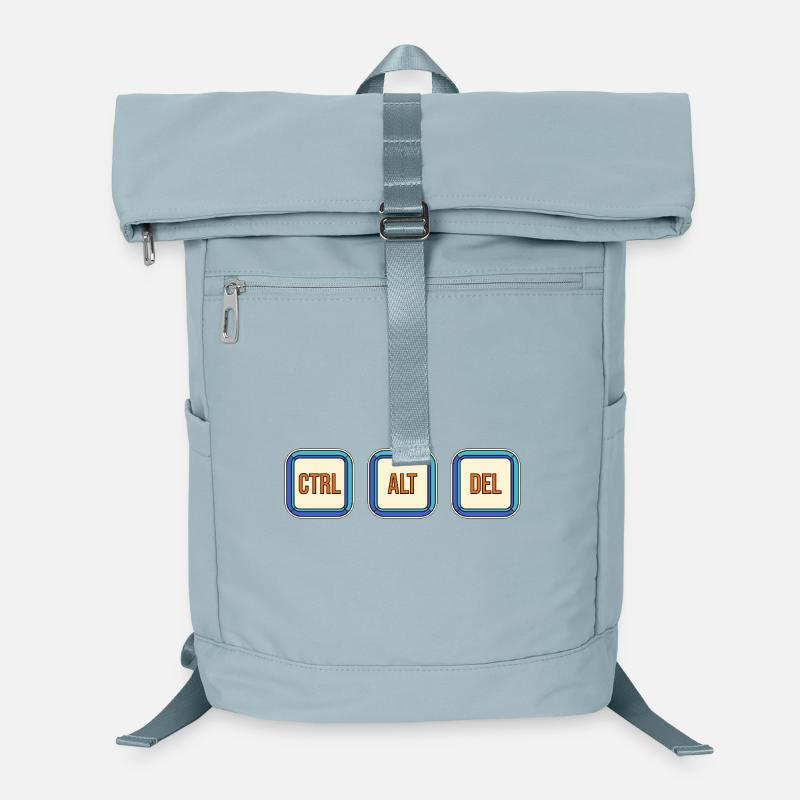Retro Keyboard Tasten CTRL ALT DEL Laptop-Rucksack 