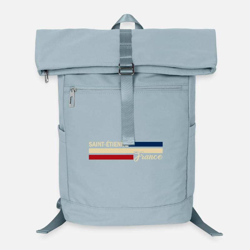 France - Saint-Etienne - Frankreich - Flagge Laptop-Rucksack 