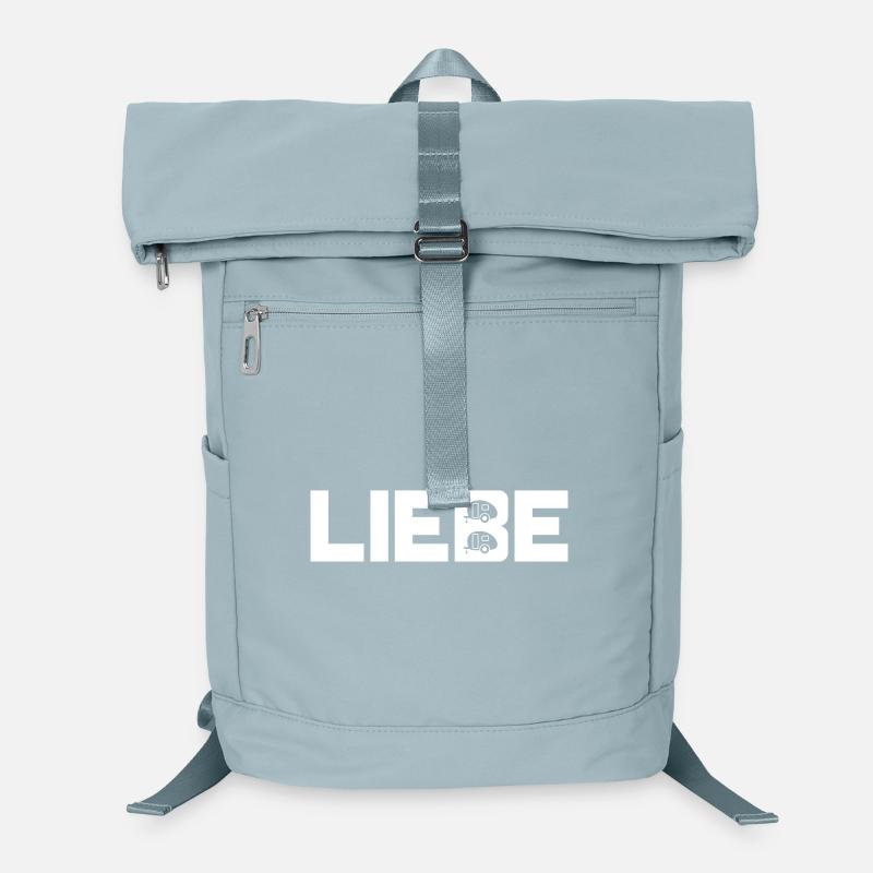 Liebe Camping Quote Caravan Wohnmobil Fan Camper Laptop-Rucksack 