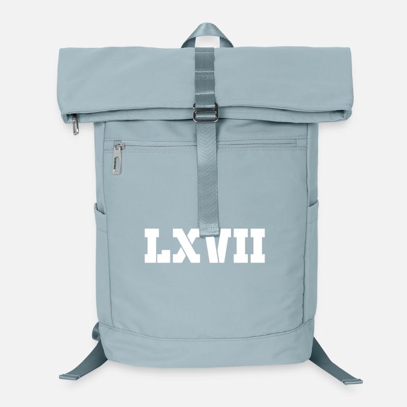 67 - Sixty Seven Number 67 Roman LXVII Meme Six Se Laptop Backpack