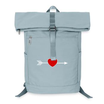 Valentines Red Heart, Valentine's Day - Laptop Backpack - ice blue - Front