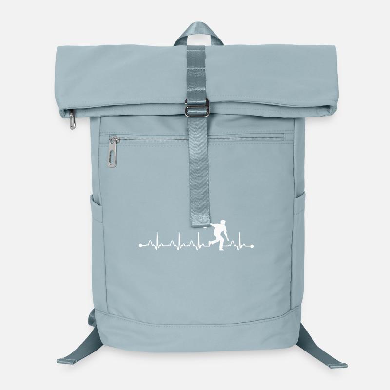 Heartbeat Bowling Lover Design Bowler Papa Sac à dos ordinateur