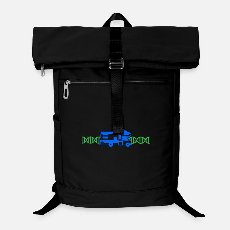 L’ADN du camping-car | Couleurs modifiables Sac à dos ordinateur