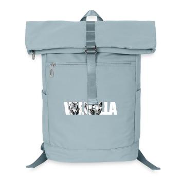 Wolfsruf Typography - Laptop Backpack - ice blue - Front