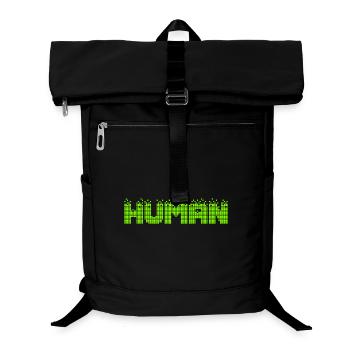 HUMAIN Neon Pixel Glitch - Sac à dos ordinateur - noir - Devant