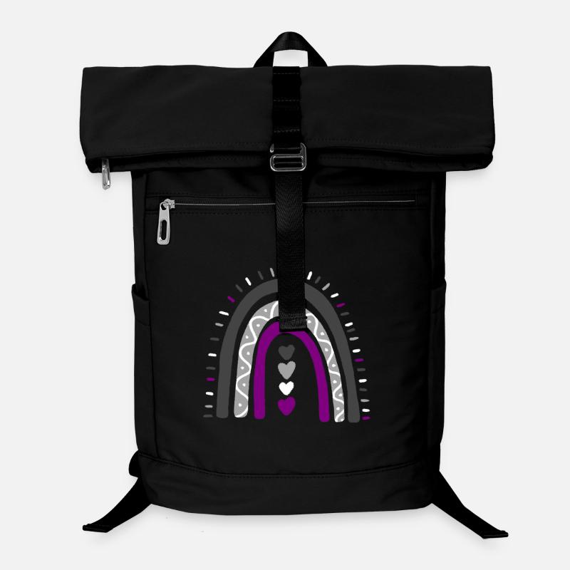 Asexual Boho Rainbow Ace Pride Laptop Backpack